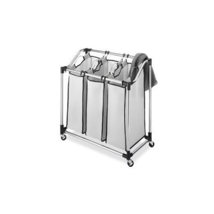 Whitmor 6862-3260 Chrome Laundry Sorter Mesh Bag - All