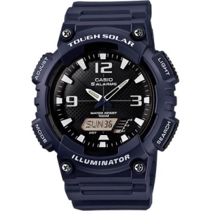 Casio Aqs810w-2a2v Solar AnaDigi Watch Navy Wht - All