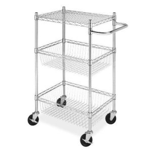 Whitmor 6057-4308-Bb Commerical 3 Tier Basket Cart - All