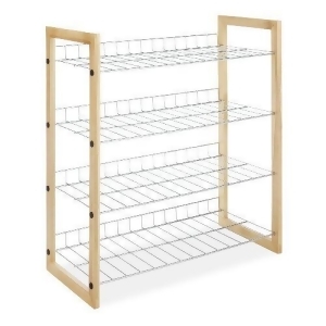 Whitmor 6026-220 Closet Shelves Wood Chrome - All