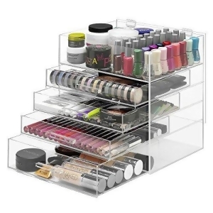 Whitmor 6477-5512 5Tier Acrylic Cosmetic Organiz - All