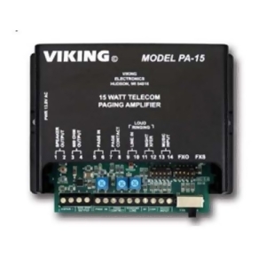 Viking Pa-15 15 Watt Paging Amplifier And Loud Ringer - All