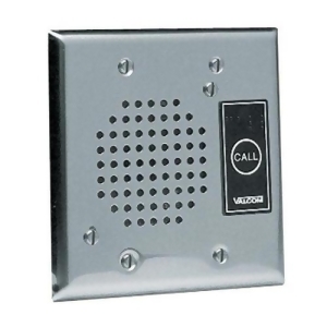 Valcom V-1072b-st Doorplate Spkr Flush W/led Stainless - All