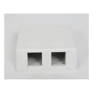 Icc Ic107bc2wh Surface Mount Box 2-Port 25Pk Wh - All