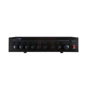 Speco Spc-pmm60a 60W Pa Mixer Power Amplifier W/ 6 Inputs - All