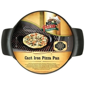 Mr Bar B Q 08230Mp Br Cast Iron Pizza Pan - All
