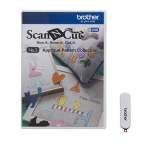 Brother Sewing Causb2 ScanNcut Applique Pattern Coll - All