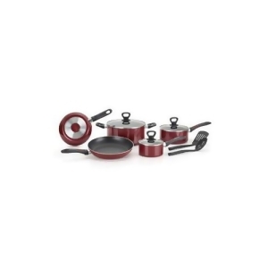 T-fal/wearever A796sa84 Mirro 10pc Cookset Red - All