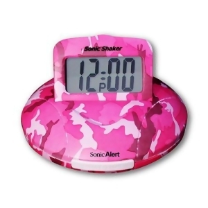 Sonic Bomb Sbp100c Sonic Boom Alarm Clock In Pink Camo - All