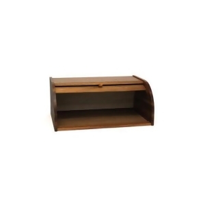 Lipper 1146 Roll Top Acacia Bread Box - All
