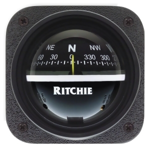 Ritchie V-537 Explorer Bulkhead Mt Compass Blk Dial - All
