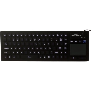 Seal Shield S90pg2 Seal Touch Glow Washable Silicone All-in-one Keyboard With Built-in Touchpad Poi - All