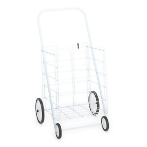 Home Products 4671005 4 Wheel Large Tote Cart Wht F - All