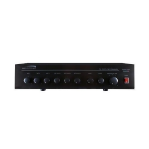 Speco Spc-pmm120a 120W Pa Mixer Power Amplifier W/ 6 Input - All