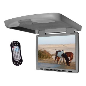 Tview T144dvfd Tview 14 Flip Down Monitor with built in Dvd Ir/fm trans Gray - All