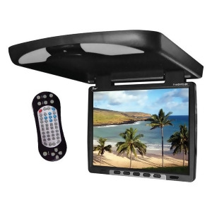 Tview T144dvfd Tview 14 Flip Down Monitor with built in Dvd Ir/fm trans Black - All