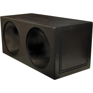 Qpower Qbomb15s Qpower Dual 15 Sealed Woofer Enclosure withh Bed Liner Spray - All