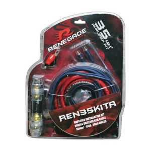 Renegade Ren35kita Renegade 1/0 Gauge Amp Wiring Kit - All