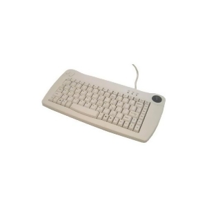 Adesso Ack-5010pw Ack-5010 Mini-trackball Keyboard White Ps/2 - All