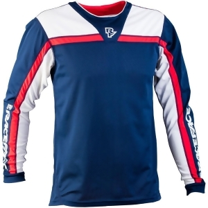 Race Face Stage Ls Jersey Navy/flame M - All