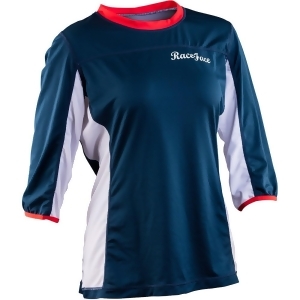 Race Face Khyber Jersey 3/4 Sleeve Navy/flame L - All