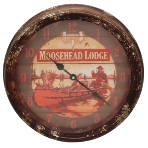 Rivers Edge Products 1035 Rivers Edge Products 1035 Moosehead Metal Clock 15 - All