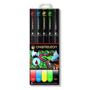 Chameleon Art Products Ct0502 Chameleon Color Tones 5 Pen Primary Tones Set - All