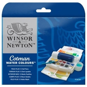 Winsor Newton / Colart 0390374 Cotman Watercolour Field Plus Set - All