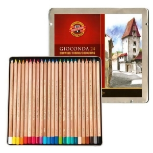 Chartpak Inc. Fa882824 Gioconda Soft Pastel Pencil 24 Piece Set - All