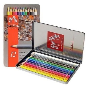 Caran Dache/creative Art 666312 Caran Dache Artist Pablo 12 Colour Pencil Metal Box Set - All