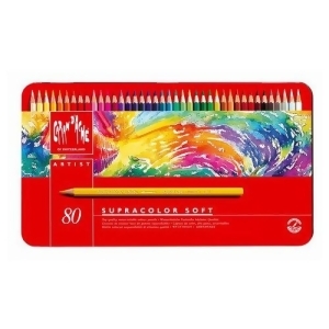 Caran Dache/creative Art 3888380 Caran Dache Supracolor 80 Colour Pencil Metal Box Set - All