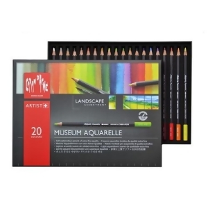 Caran Dache/creative Art 3510420 Caran Dache Museum Aquarelle 20 Pencil Landscape Set - All