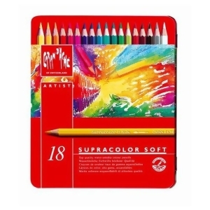 Caran Dache/creative Art 3888318 Caran Dache Supracolor 18 Colour Pencil Metal Box Set - All