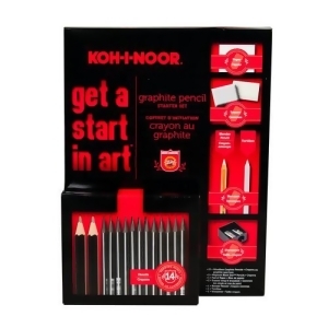 Chartpak Inc. Kstartg Get A Start In Art Woodless Graphite Pencil Set - All