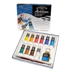 Winsor Newton / Colart 1590252 Artisan Oil Color Studio Set 10X37ml Leaflet - All