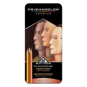 Sanford / Prismacolor 25085 Prismacolor Premier Colored Pencil Portrait 24 Color Set - All