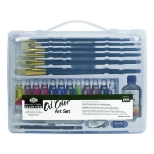 Royal Brush Rsetart3201 Essentials Large Clear View Oil Painting Set - All