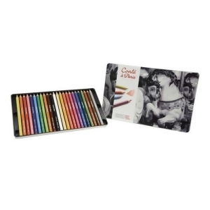 Winsor Newton / Colart 2182 Conte Pastel Pencil 24 Color Tin Set - All