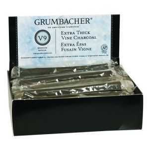 Chartpak Inc. V925 Grumbacher Vine Charcoal Jumbo 25 Pack - All
