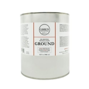 Gamblin Artists Colors Co 01132 Oil Painting Ground 33.8Oz/1litre - All