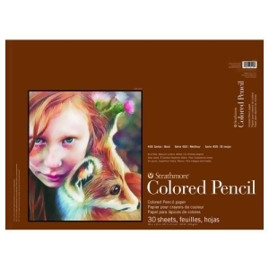 Strathmore / Pacon Papers 47718 Colored Pencil Drawing Pad 400 Series 30 Sheets 100Lb 18X24 - All