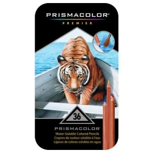 Sanford / Prismacolor 4066 Prismacolor Watercolor Pencil 36 Color Tin Set - All