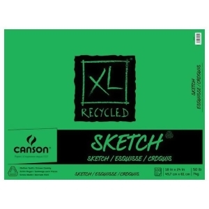 Canson/fila Co 100510925 Xl Recycled Sketch Fold Over Bound 100 Sheets 18X24 - All
