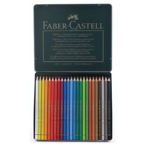 Faber-castell Usa 110024 Polychromos Pencils 24 Color Tin Set - All