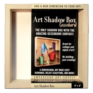 Ampersand Art Supply Dshadow122 Claybord Art Shadow Box Kit 12X12 - All