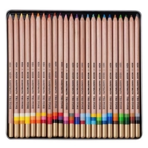Chartpak Inc. Fa33tin24bc Tri Tone 24 Pencil Tin Set Carded - All