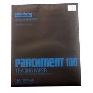 Speedball Art Products 240242 Bienfang 100 Parchment Tracing Pad 24Lb 100Sh 14X17 - All