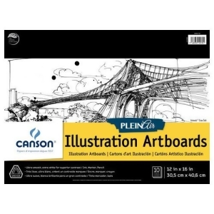 Canson/fila Co 400061735 Plein Air Board Pad 10 Sheet Illustration 12X16 - All