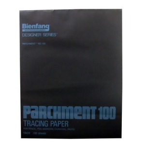 Speedball Art Products 240261 Bienfang 100 Parchment Tracing Pad 24Lb 100Sh 19X24 - All