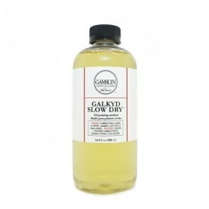 Gamblin Artists Colors Co 02516 Galkyd Slow Drying 16.9Oz/500ml - All